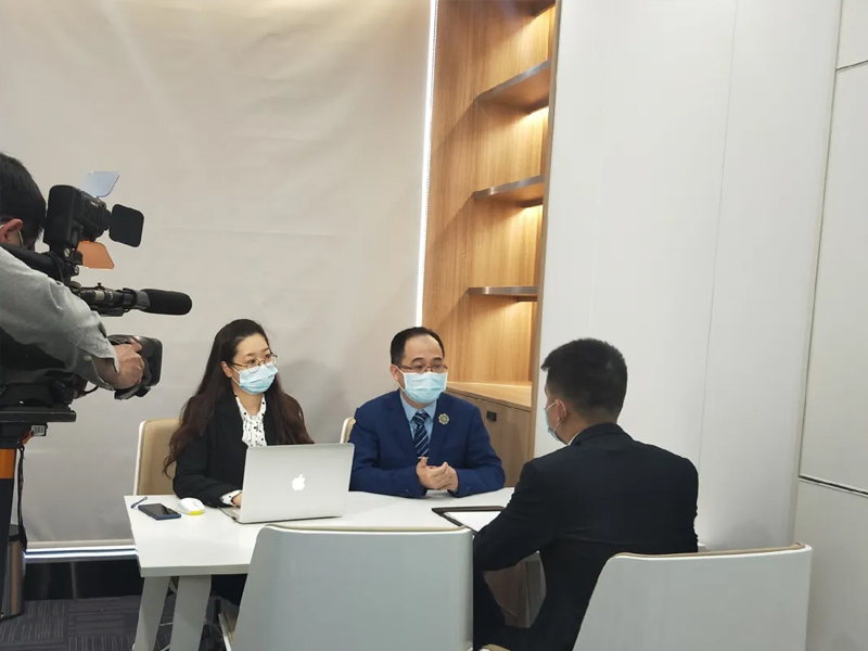 瀛同所接受泉州晚報(bào)社、泉州廣播電視臺(tái)采訪