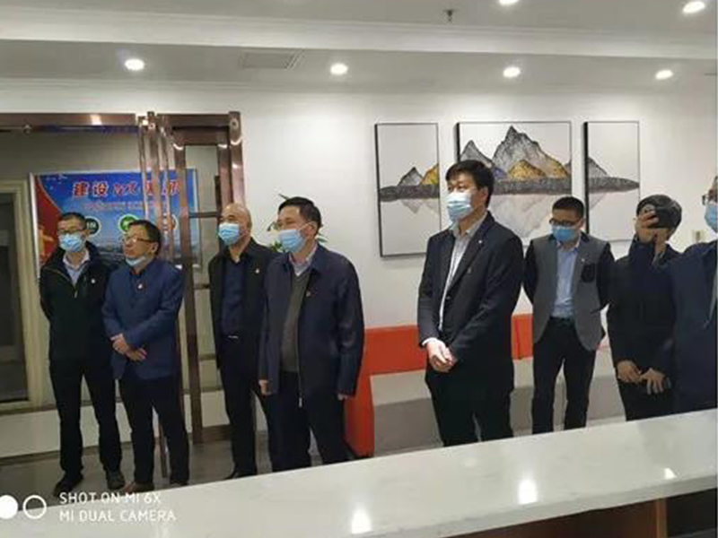 漯河市司法局局長張俊峰一行蒞臨瀛和漯河所調(diào)研黨建工作